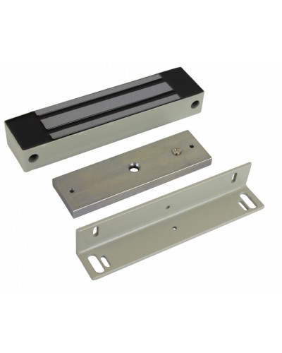 Замок электромагнитный влагозащищенный AccordTec ML-295K (белый) с уголком в Первоуральске Электромагнитные замки Pintop.ru