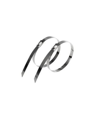 Стяжка кабельная стальная (304) 400x4,6мм (50 шт/уп) REXANT (07-0408) в Первоуральске Стяжки-хомуты Pintop.ru