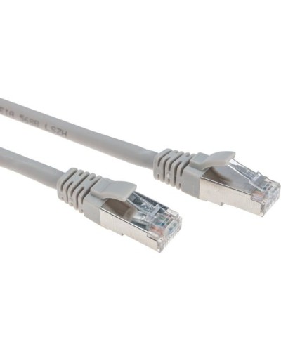 Патч-корд F/UTP, CAT 6, RJ45-RJ45, 26AWG, LSZH, серый, 5м REXANT 02-0210-5 в Первоуральске Патчкорды (медные) Pintop.ru