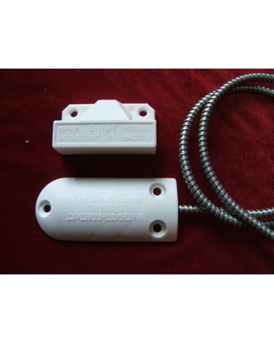 Датчик положения магнитогерконовый Магнито-Контакт ДПМ-3 исп. 06 (металлорукав из оцинкованной стали) в Первоуральске Извещатели охранные Pintop.ru