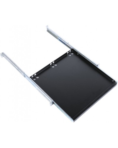 Полка клавиатурная с телескопическими направляющими, регулируемая глубина 580-620 мм ЦМО ТСВ-К4-9005 в Первоуральске Полки для шкафов и стоек Pintop.ru