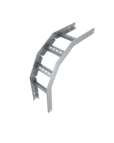 Угол лестничный вертикальный внешний 90 гр. 50х600х1,5 мм Быстрый монтаж HD85 КМ-профиль (LVLS90-50-600-1.5 HD85) в Первоуральске Аксессуары для лотков Pintop.ru