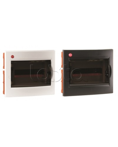 Щиток встраив.с двер.12мод.,IP41,бел., с клем.блок.1х87512 и замком DKC (81912) в Первоуральске Распределительные коробки Pintop.ru