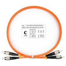 Шнур оптический duplex FC-FC 62,5/125 mm 1м LSZH Cabeus FOP-62-FC-FC-1m