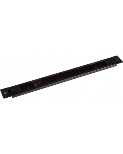 Панель 19 с щеточным вводом 1U, быстросъемная, черная LANMASTER LAN-DC-TLBRP-1U в Первоуральске Аксессуары для стоек и шкафов Pintop.ru