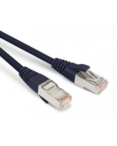 Патч-корд F/UTP Hyperline PC-LPM-STP-RJ45-RJ45-C6-5M-LSZH-BK в Первоуральске Патчкорды (медные) Pintop.ru