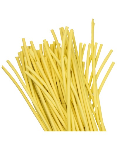 Термоусаживаемая трубка ТУТ нг 4/2 желтая в отрезках по 1м EKF PROxima (tut-4-y-1m) в Первоуральске Аксессуары для кабель-канала Pintop.ru