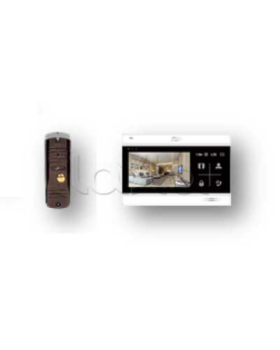 Комплект видеодомофона Fox FX-VD5S-KIT АГАТ 5B КОМПЛЕКТ (FX-CP8) в Первоуральске Комплекты домофонов Pintop.ru