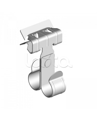 Зажим балочный 8-14 мм под трубу 25 мм двойной Промрукав (PR08.5841) в Первоуральске Аксессуары для лотков Pintop.ru