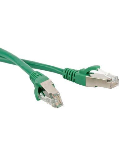 Патч-корд F/UTP Hyperline PC-LPM-STP-RJ45-RJ45-C6-15M-LSZH-GN в Первоуральске Патчкорды (медные) Pintop.ru