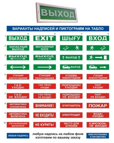 Основа для табло Электротехника и Автоматика Основа для табло ЛЮКС-24-К в Первоуральске Оповещатели Pintop.ru
