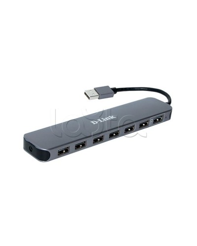 Концентратор с 7 портами USB 2.0 D-Link DUB-H7/E1A в Первоуральске Дополнительное оборудование для сетей Pintop.ru