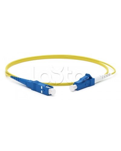 Патч-корд волоконно-оптический Hyperline FC-S2-9-LC/UR-SC/UR-H-10M-LSZH-YL в Первоуральске Патч-корды оптические Pintop.ru