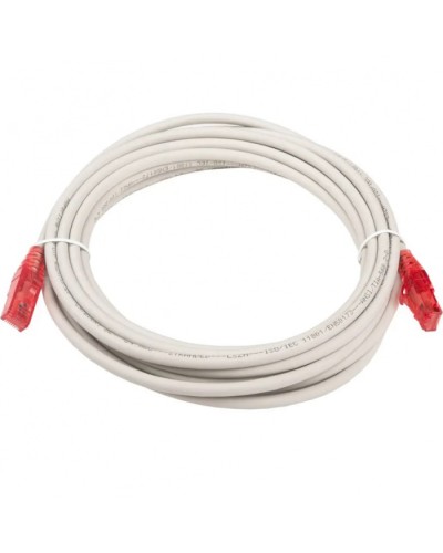 Патч-корд RJ45-RJ45, 4 пары, UTP, кат.5е, LSZH (5м) Hyperline PC-LPM-UTP-RJ45-RJ45-C5e-5M-LSZH-GY в Первоуральске Патчкорды (медные) Pintop.ru