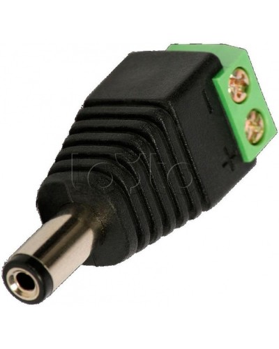 Разъем питания штекер 2.1х5.5 с быстрозажимной колодкой (50шт/уп) REXANT (14-0314-2) в Первоуральске Коннекторы Pintop.ru