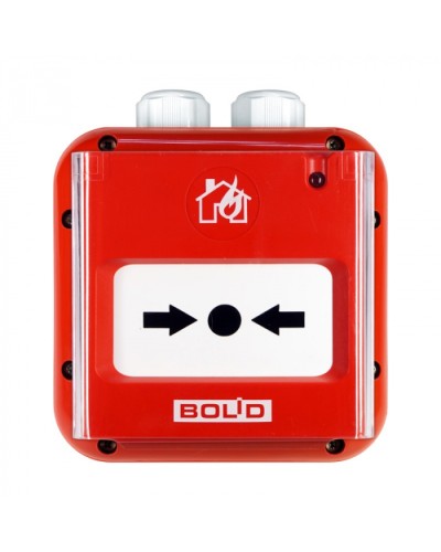 Извещатель пожарный ручной адресный Болид ИПР 513-3АМ исп.01 IP67 в Первоуральске Охранно-пожарное оборудование Pintop.ru