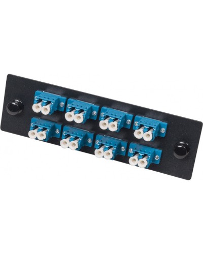 Панель адаптерная для кроссов LAN-FOBM с 8 дуплексными адаптерами SC/OM2 LANMASTER LAN-APM-8x2SC/OM2 в Первоуральске Кроссы оптические Pintop.ru