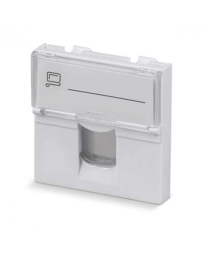 Вставка 45x45 (Mosaic) для 1 модуля формата Keystone Jack (арт.078604) Cabeus (FP-L-45-1M) в Первоуральске Модули Keystone Pintop.ru