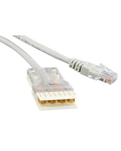 Патч-корд 110 тип-RJ45, 1 пара (1 м) Hyperline PC-110-RJ45-1P-CX-1M-LSZH-GY в Первоуральске Патчкорды (медные) Pintop.ru