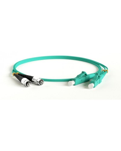 Патч-корд волоконно-оптический Hyperline FC-D2-503-SC/PR-ST/PR-H-2M-LSZH-AQ в Первоуральске Патч-корды оптические Pintop.ru