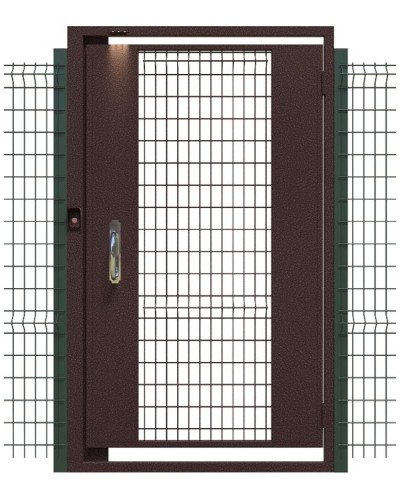 Калитка Стальная Наружная VIZIT-KСН-12-Пр в Первоуральске Калитки Pintop.ru