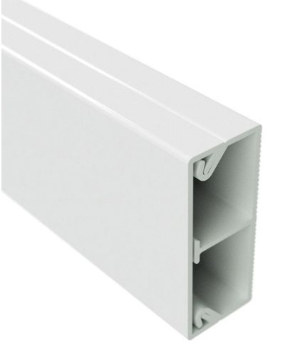 Миниканал с перегородкой TMC 40/2x17 белый (розница 8 м в пакете, 10 пакетов в коробке) DKC (00305R) в Первоуральске Кабель-канал Pintop.ru