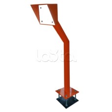 Стойка для считывателя Аякс 150х250 мм, черная, Базовая, наклонная