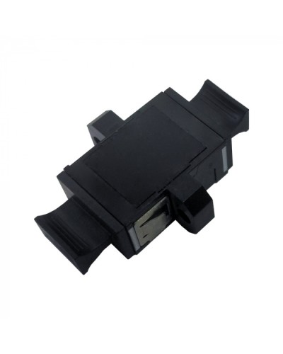 Адаптер оптический MPO тип B (Key-up/Key-up), с фланцами, черный LANMASTER (LAN-MPO-BM-MM) в Первоуральске Проходные адаптеры и розетки оптические Pintop.ru
