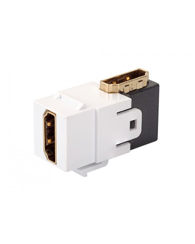 Модуль HDMI keystone 90 градусов, белый Eurolan (16B-HD-04WT) в Первоуральске Модули Keystone Pintop.ru