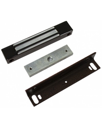 Замок электромагнитный влагозащищенный AccordTec ML-350N с уголком, цвет (коричневый) в Первоуральске Электромагнитные замки Pintop.ru