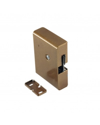 Замок электромеханический с толкателем и датчиком положения двери Promix-SM308.10.1 (коричневый) в Первоуральске Электромагнитные замки Pintop.ru