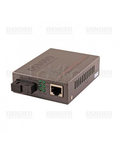Медиаконвертер Gigabit Ethernet OSNOVO OMC-1000-11S5a в Первоуральске Медиаконвертеры Pintop.ru