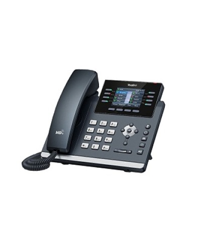 Yealink SIP-T44W - 12 аккаунтов, 2 порта USB, Wi-Fi, цветной экран, BLF, PoE, GigE, без БП, шт в Первоуральске Дополнительное оборудование для сетей Pintop.ru