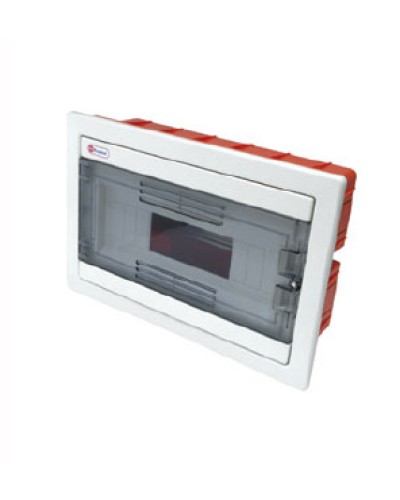 Щиток скрытой установки, 8 модулей, IP40 Экопласт 46008 в Первоуральске Боксы для автоматов Pintop.ru