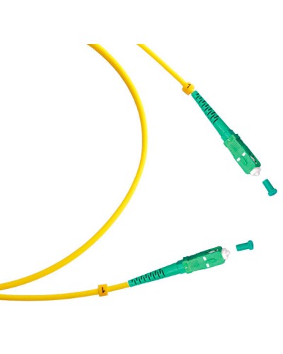 Шнур оптический simplex SC/APC-SC/APC 9/125 sm 15м LSZH Cabeus FOP(s)-9-SC/APC-SC/APC-15m в Первоуральске Патч-корды оптические Pintop.ru