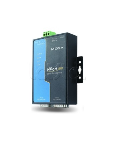 Сервер 2-портовый RS-232/422/485 в Ethernet Moxa NPort 5250A в Первоуральске Дополнительное оборудование для ОПС Pintop.ru