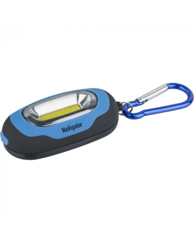 Фонарь Navigator 93 659 NPT-KC07-B-2CR2032 брелок пласт.1COB LED(1Вт) 3 реж.син в Первоуральске Дополнительное оборудование для СКУД Pintop.ru
