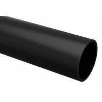 Труба гладкая ПВХ жесткая d16 мм (3 м) (156 м/уп) черная EKF-Plast (trg-16b-3m)