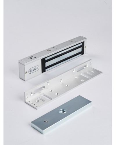 R-Lock RL-EML280-L0S - Электромагнитный замкок, 280кг, DC12/24B, цвет серебристый сатинированный алюминий RAL 7047 в Первоуральске Электромагнитные замки Pintop.ru