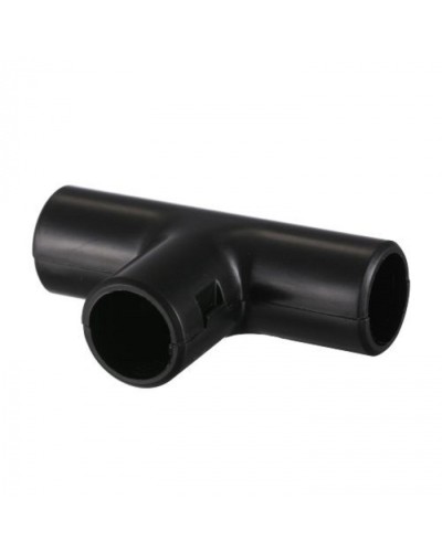 Тройник (2 част.) для труб D25мм (черный)Экопласт (41325-BL) - TI20G Тройник (2 част.) для труб D25мм, цвет чёрныйЭкопласт в Первоуральске Повороты, муфты, тройники Pintop.ru
