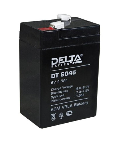 Аккумулятор свинцово-кислотный Delta DT 6045 в Первоуральске Электротехническое оборудование Pintop.ru