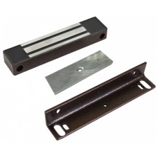 Замок электромагнитный AccordTec ML-180KB с уголком (коричневый)