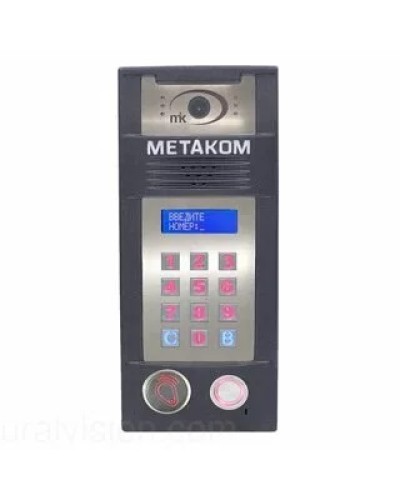 Многоабонентый антивандальный блок вызова со встроенной гибридной видеокамерой Метаком MК2018-TMRFGVH в Первоуральске Блоки вызова многоабонентные Pintop.ru