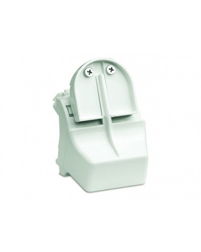 Адаптер для оптоволоконных разъемов 2хST, c системой пломбировки, белый, 2мод. DKC 76618B в Первоуральске Аксессуары для стоек и шкафов Pintop.ru