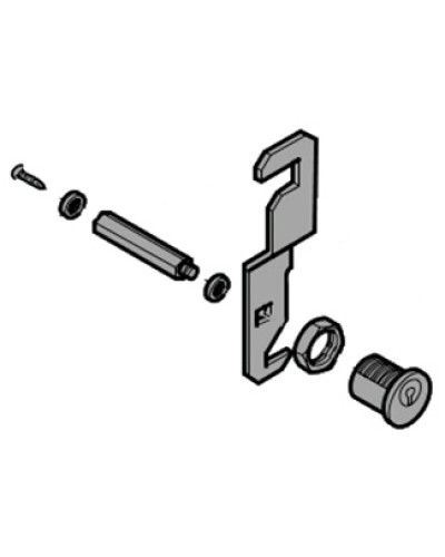 Замок дверцы G4040 Came 119RIG411 в Первоуральске Запчасти для шлагбаумов и автоматики Pintop.ru