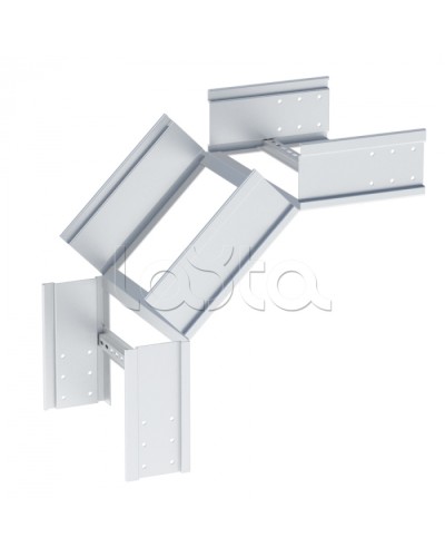 Угол 90 градусов вертикальный внешний лестничный усиленный 150x600 мм (2 мм) EKF (voltp90150600-2) в Первоуральске Аксессуары для лотков Pintop.ru