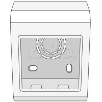 Коробка монтажная под 2 модуля "VIVA" PDD DKC 10033