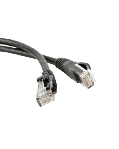 Патч-корд RJ45 - RJ45, 4 пары, UTP, категория 5е, 0.5 м, черный, LSZH LANMASTER LAN-PC45/U5E-0.5-BK в Первоуральске Патчкорды (медные) Pintop.ru