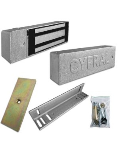 Цифрал ML Цифрал ЦФРЛ.677100.001 серебристый шелк Замок электромагнитный в Первоуральске Электромагнитные замки Pintop.ru