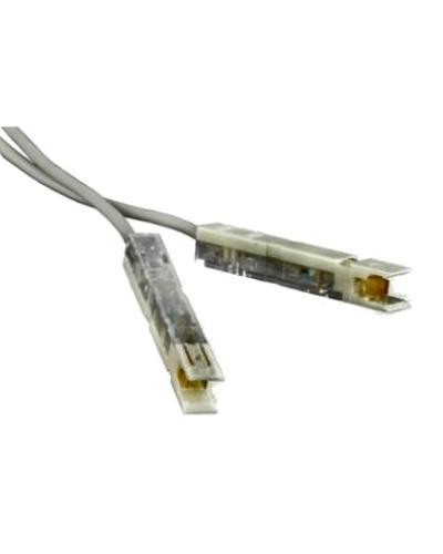 Патч-корд 110 тип - 110 тип, 1 пара, 2 м, серый LANMASTER LAN-P1-P1-2m в Первоуральске Патч-корды и пигтейлы Pintop.ru